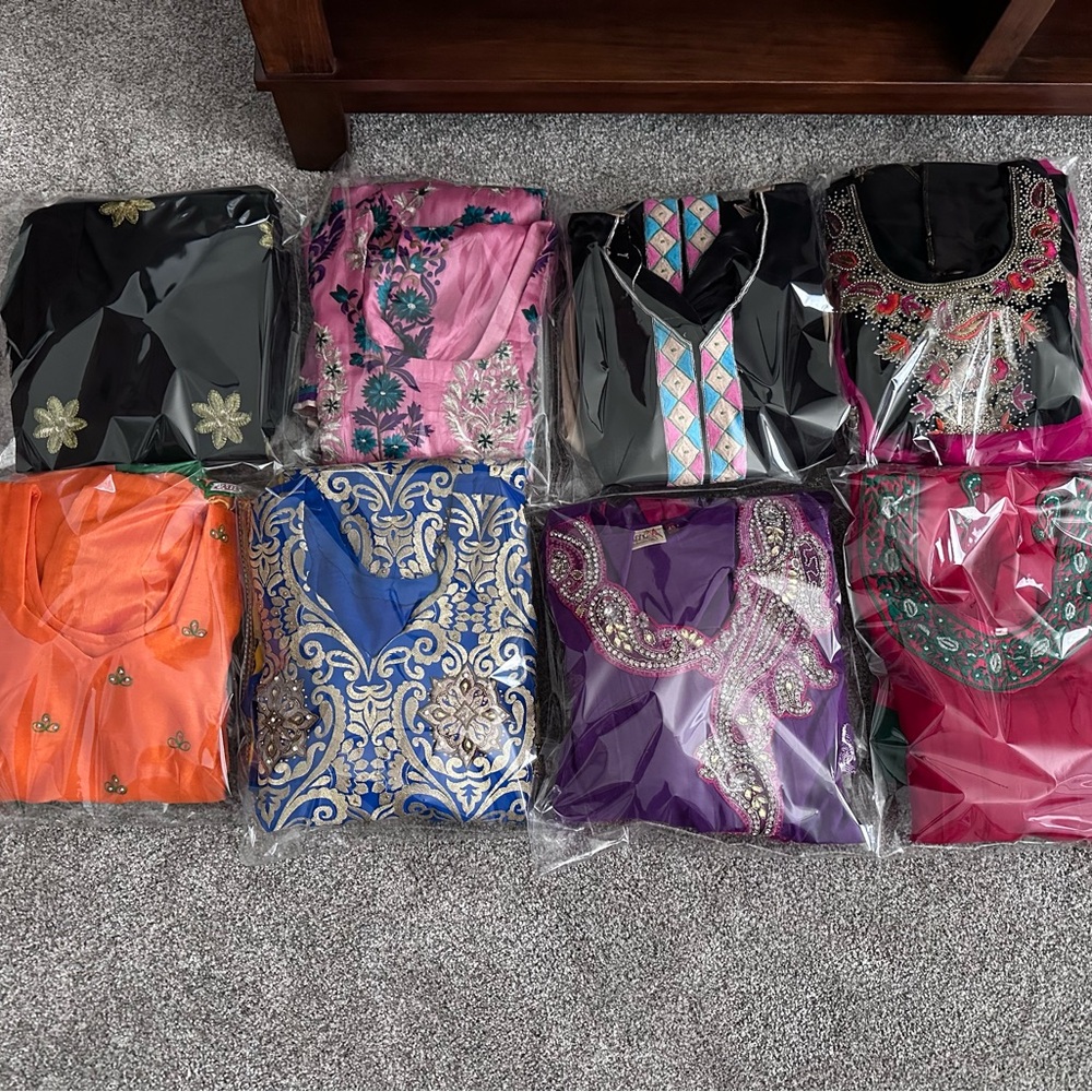 Colorful Embroidered Kurti Collection